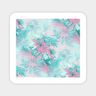 Bamboo RepeatPattern Soft Colours Magnet