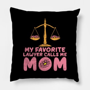 Lawyer Mom Pillow