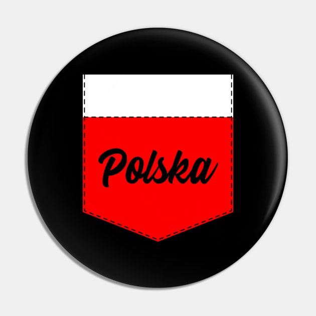 Poland Pocket Pin by ninarts