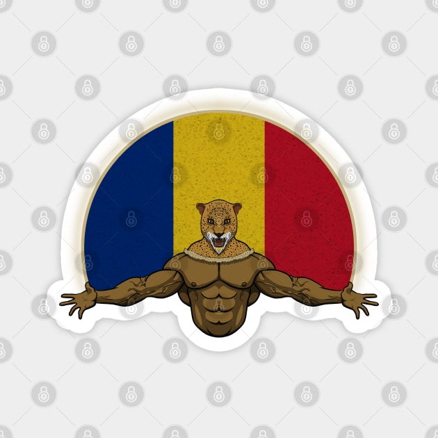 Cheetah Romania Magnet by RampArt