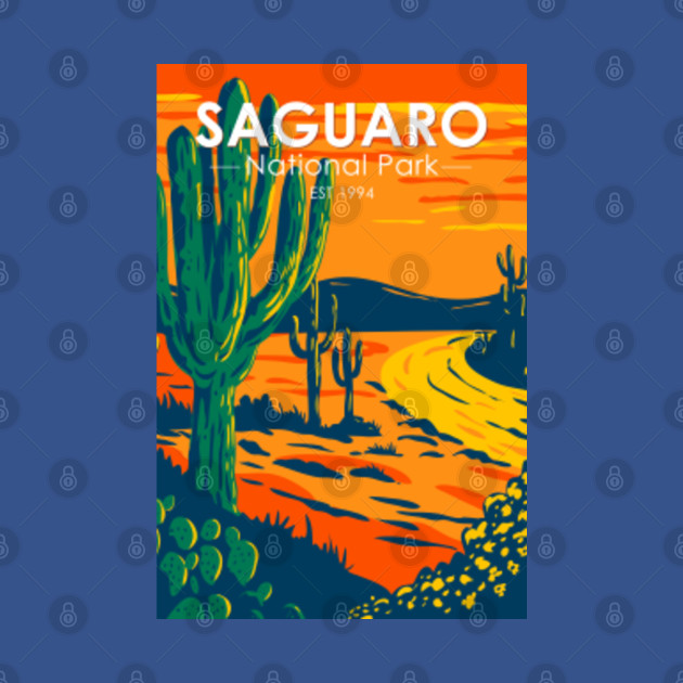 Discover Saguaro National Park Arizona Vintage - Saguaro National Park - T-Shirt