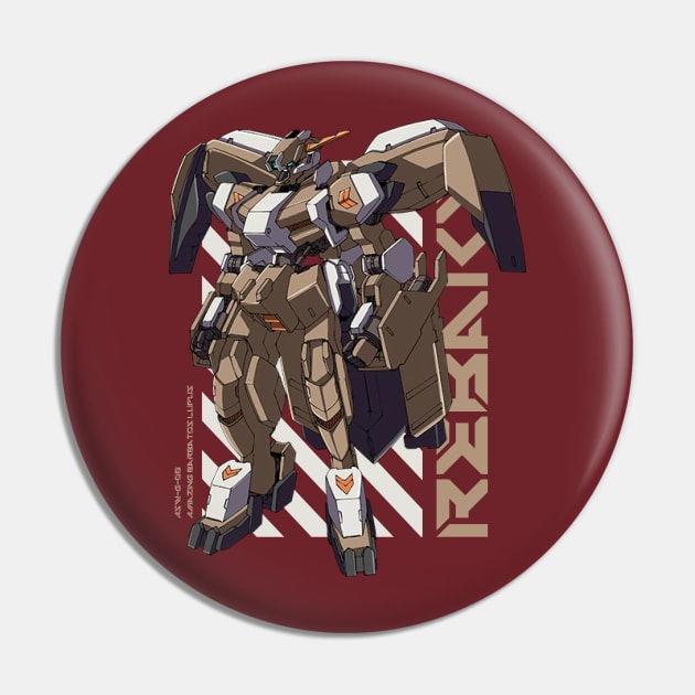 Gundam Gusion Rebake Full City Pin by Shapwac12