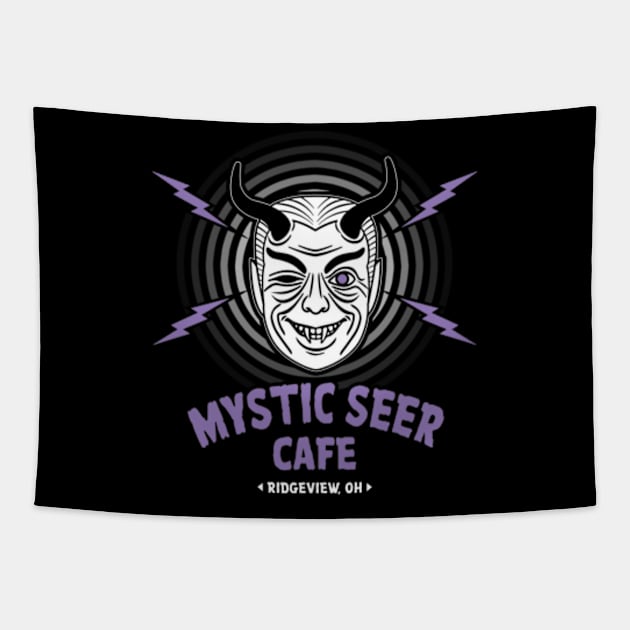 Mystic Seer Cafe Tapestry by JMADISON