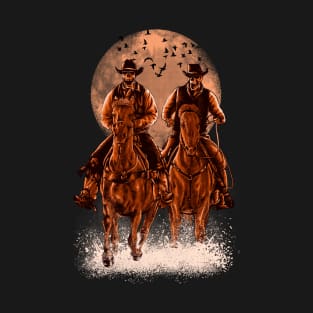 horse riding - Come at night T-Shirt