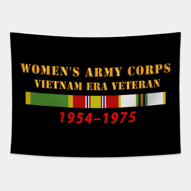 Womens Army Corps - Vietnam Era Veteran - 1954 - 1975 - WAC - NDSM  - COLD WAR Service Bar X 300 Tapestry by twix123844