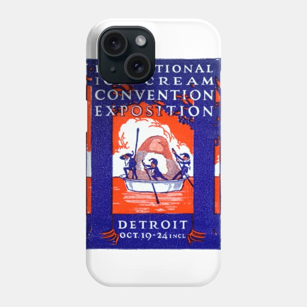 1925 Detroit National Ice Cream Convention Phone Case by historicimage