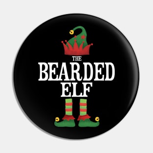 Bearded Elf Matching Family Group Christmas Party Pajamas Pin