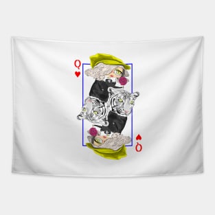 Queen of hearts Tapestry