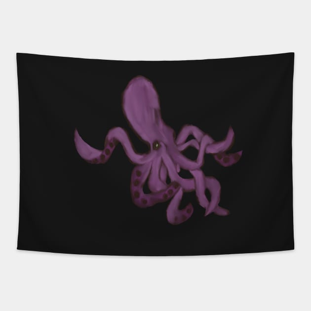 Rare Pink Octopus Tapestry by gldomenech