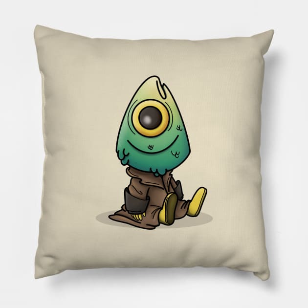 Little Fish Head Pillow by candice-allen-art