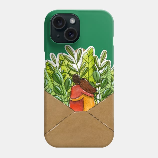 Together envelope Phone Case by Tania Tania