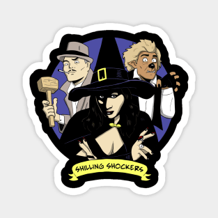 Shilling Shockers Trio Penny, Garou, Von Bulow - COLOR logo - Brian Maze design Magnet