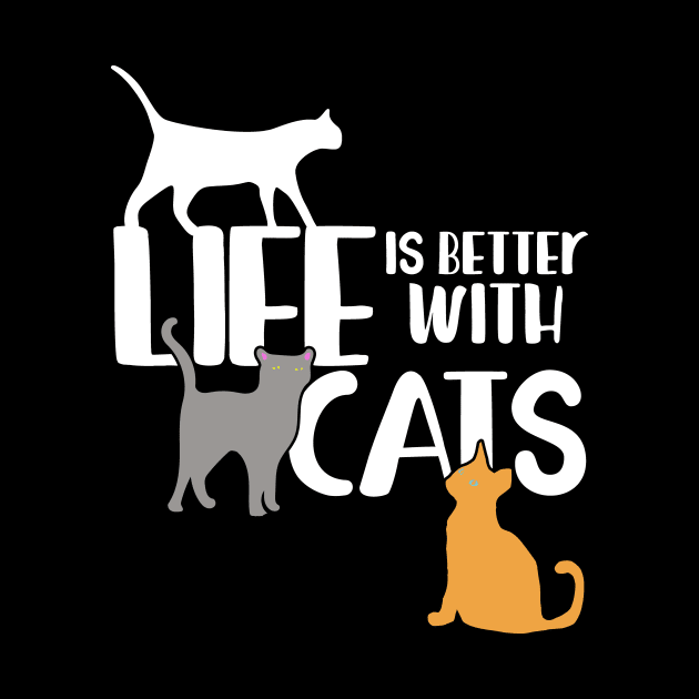 Life is better with cats by bubbsnugg