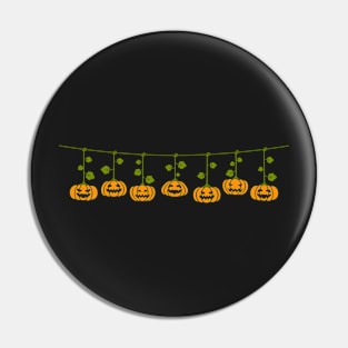 Hanging Halloween pumpkins Pin