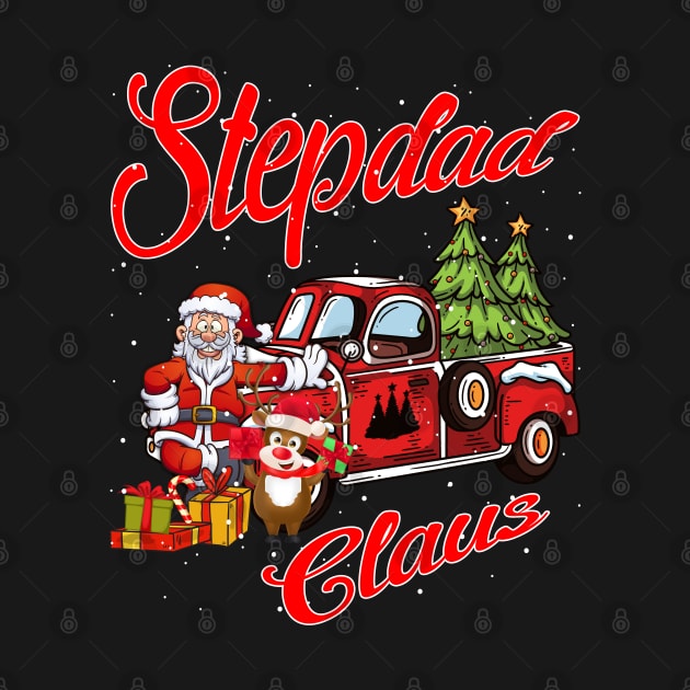 Stepdad Claus Santa Car Christmas Funny Awesome Gift by intelus