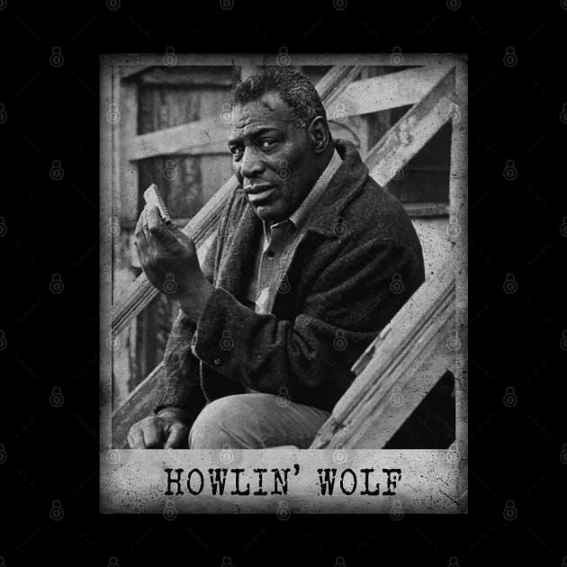 Howlin Wolf // Minimalist Fanart by j.adevelyn