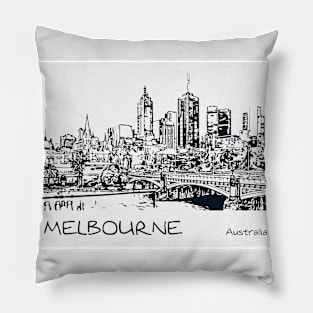 Melbourne Australia Pillow