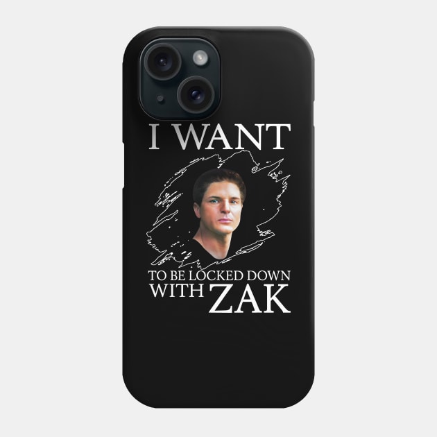 I Want Be Locked Down With Zak Bagans 2 Phone Case by CelestialCharmCrafts