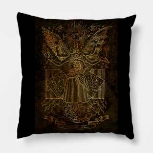 Momento Mori: You Have To Die (Version 2) Mystic and occult design. Pillow