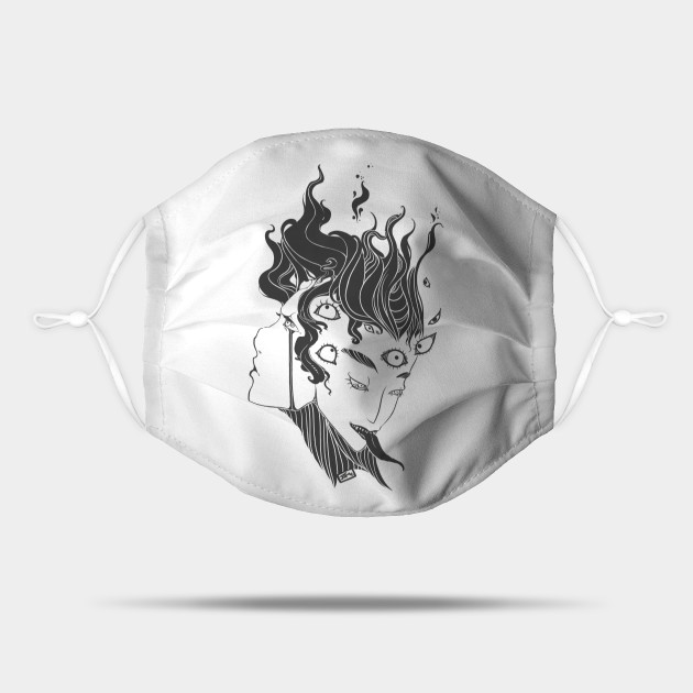 Devil Women Anime Art - Demons - Mask | TeePublic Devil Women Anime Art - Demons - Mask | TeePublic