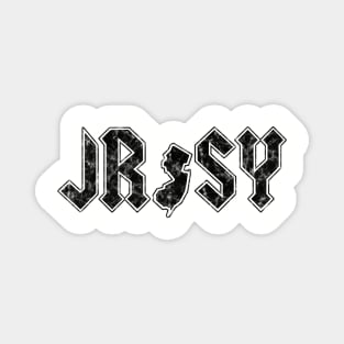 Jersey Rocks Vintage Magnet