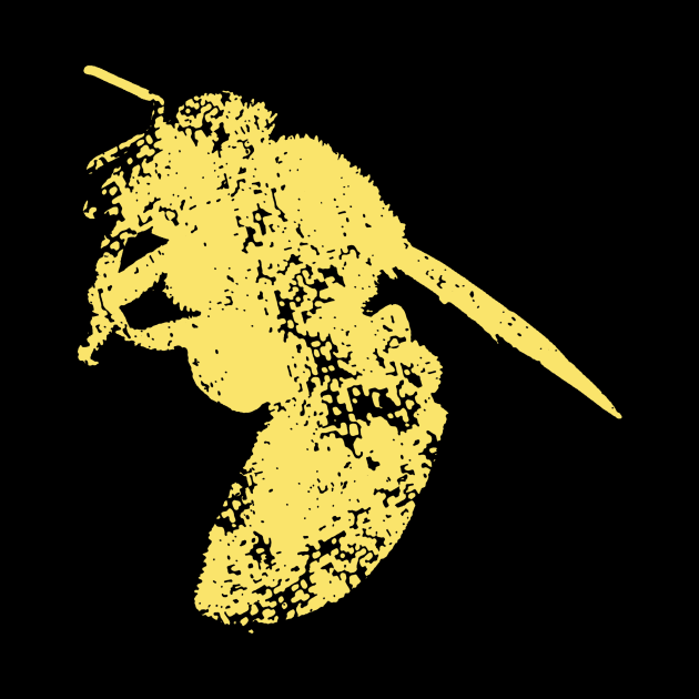 Distressed Yellow Honey Bee by KawaiiForYou