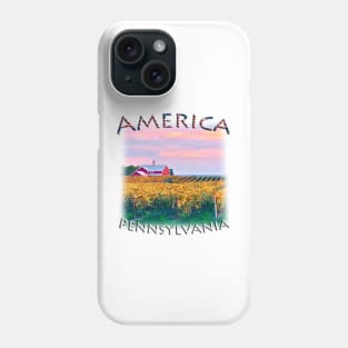 America - Pennsylvania - Fall colours with Winery Phone Case