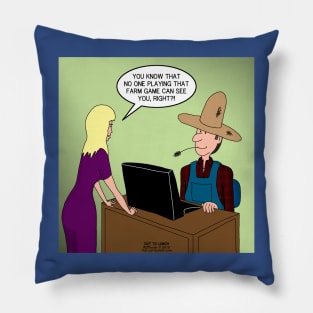 Social Media Farm Games Pillow