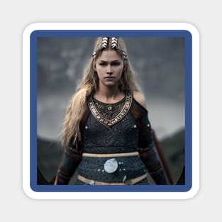 Viking Shield Maiden Magnet