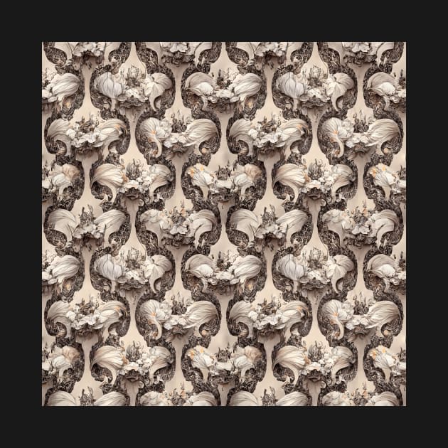 Rococo floral pattern, model 2 by Endless-Designs