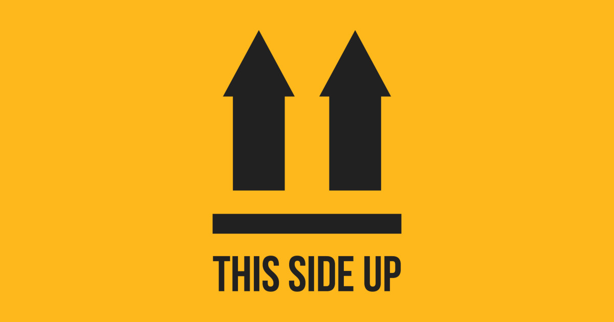 this side up - Up - Sticker | TeePublic