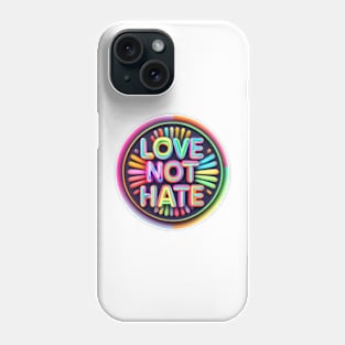 Love is not hate Phone Case