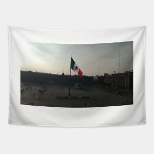 Zócalo Flag Raising Tapestry