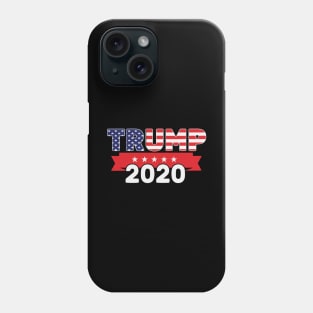 Trump For President 2020, American Flag, Pro Trump Gift print Phone Case