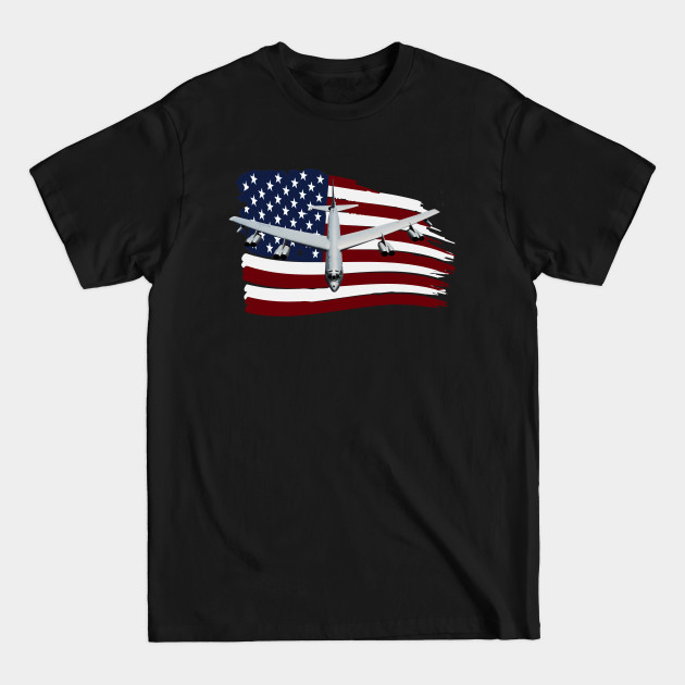 Discover Boeing B-52 Stratofortress US American Flag - B 52 - T-Shirt