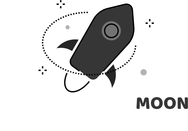 See You On The Moon Dogecoin Kids T-Shirt by Art master