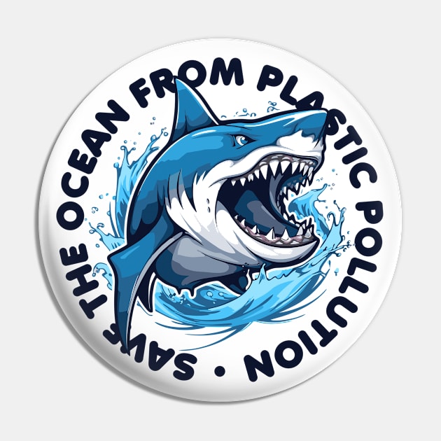 save ocean shark plastic pollution Pin by Supertrooper