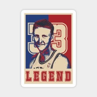 Larry Bird Pop Art Style Magnet