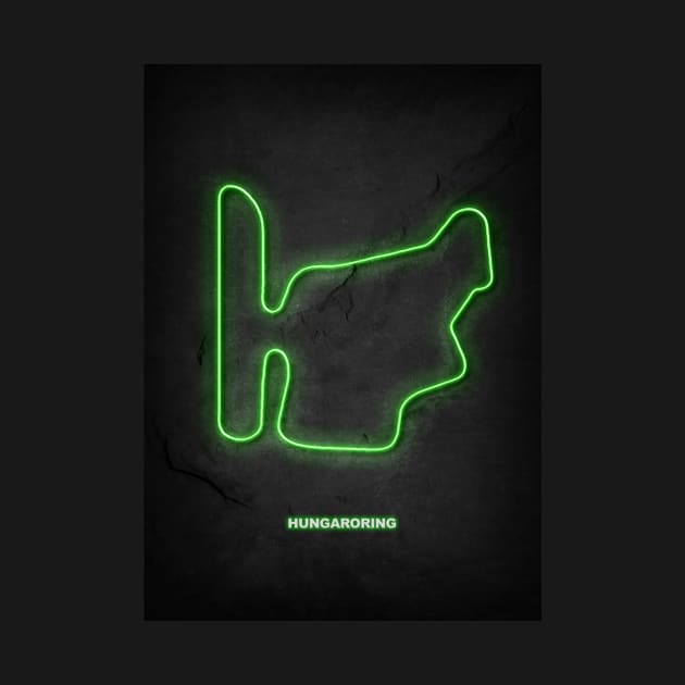 Hungaroring Circuit Neon by Durro