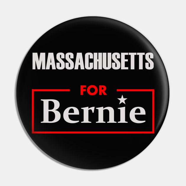 Massachusetts for Bernie Pin by ESDesign