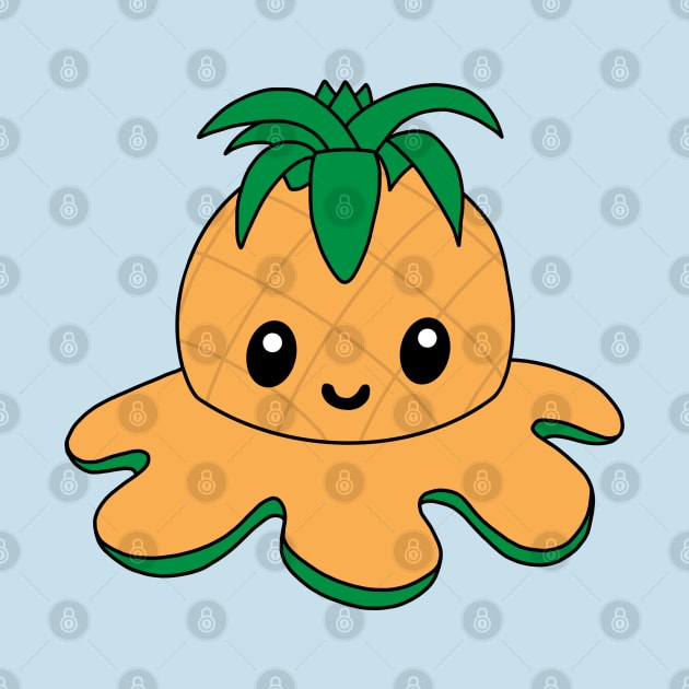 Pineapple Cute Octopus by Eclipse in Flames