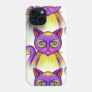 Purple Cats Phone Case