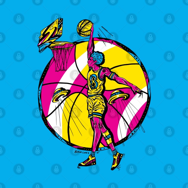 CMYK Legendary Baller Number 8 by kenallouis