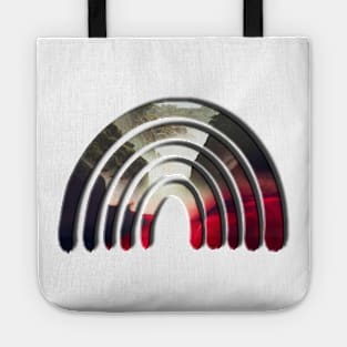 sunrise rainbow Tote