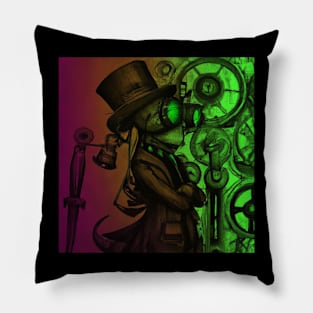 Psychedelic steam punk Pillow