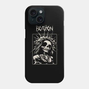 boston bride skeleton Phone Case