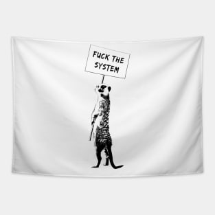 Fuck the System Tapestry