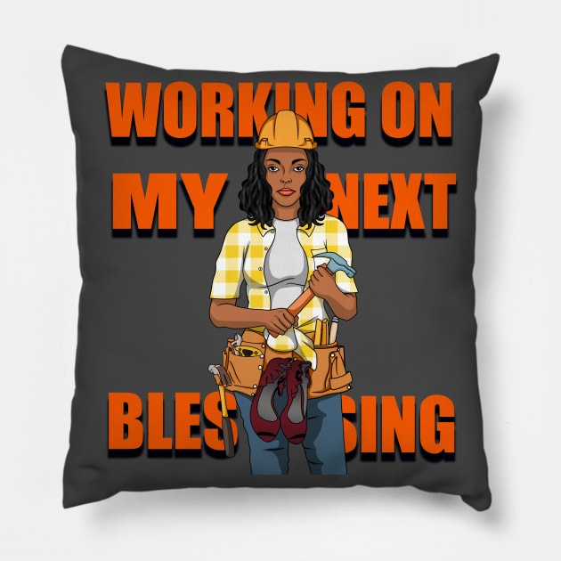 Working on my next blessing Pillow by Diaspora Wear