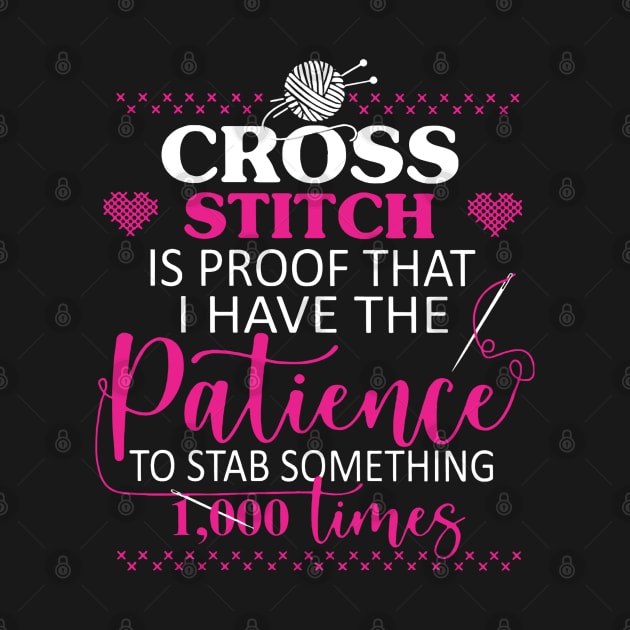 Cross Stitch Is Proof That by madyharrington02883