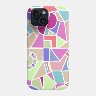 Neon Colours - Quirky Shaped Geometric Patterns Phone Case